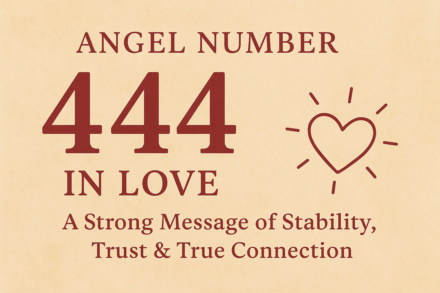 Angel Number 444 in Love: A Strong Message of Stability, Trust & True Connection